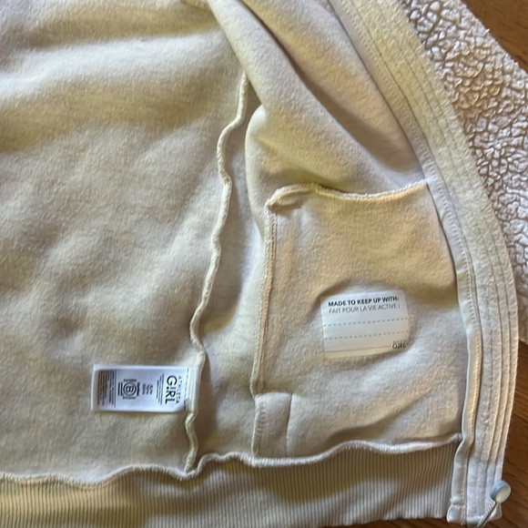 Athleta Girl XL Sherpa Zip Up - Picture 4 of 6